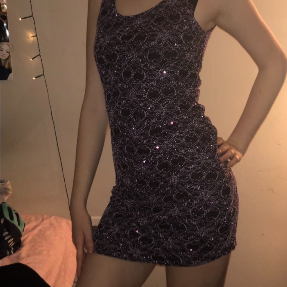 Purple sparkly dress